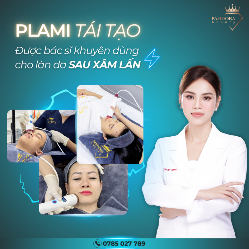 Tái tạo da sau xâm lấn với Plami