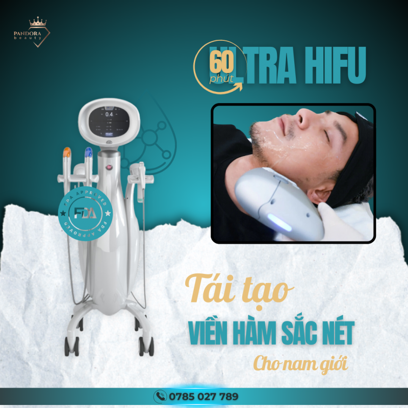 Hifu MPT xóa nọng cằm, khôi phục phong độ nam giới