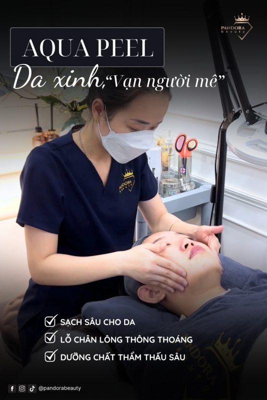 Chăm sóc da Aqua Peel dành cho các quý cô nội trợ!!